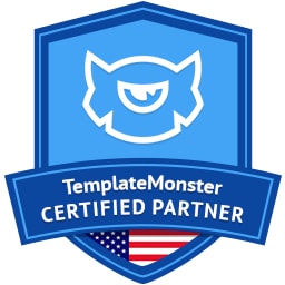 Certified partner TemplateMonster